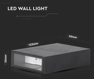 LED Venkovní nástěnné svítidlo LED/4W/230V 3000K IP65 černá
