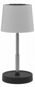 LED RGBW Stmívatelná venkovní nabíjecí stolní lampa LED/2W/5V IP44 1200 mAh šedá