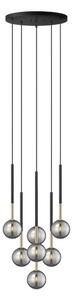 Závěsné svítidlo 7x G9 černé Zuma Line ARCTURUSP0574-07F-SDFZ