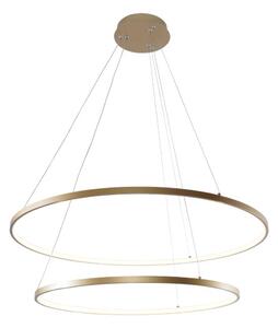 LED závěsné svítidlo 3200 lm 3000+4000+6000K zlaté Zuma Line BRENO 2023200-GD