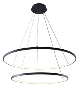 LED závěsné svítidlo 2500 lm 3000+4000+6000K černé Zuma Line BRENO 2023200-BK