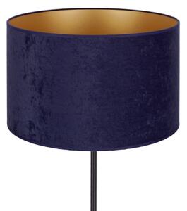 Duolla - Stolní lampa ROLLER 1xE14/15W/230V pr. 20 cm modrá/zlatá