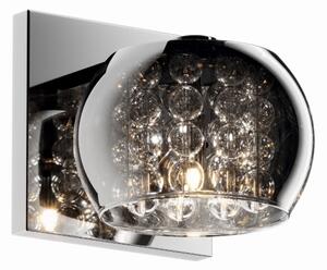 Nástěnné svítidlo 1x G9 kouřová chromová Zuma Line Crystal W0076-01A-B5FZ