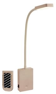 BRILONER Cielo lampa na čtení - 2W, 200lm, LED, nabíjecí, stmívatelné, dotykový vypínač, bezdrátové, béžová 2361011