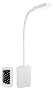 BRILONER Cielo lampa na čtení - 2W, 200lm, LED, nabíjecí, stmívatelné, dotykový vypínač, bezdrátové, bílé 2361016