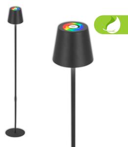 BRILONER Coloris RGBW LED stojanová bezdrátová lampa, stmívatelná, dotykový vypínač, antracit 1507015