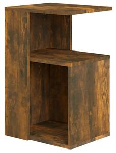 Odkládací stolek kouřový dub 36 x 30 x 56 cm kompozitní dřevo