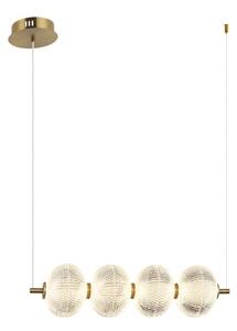 LED závěsné svítidlo 1400 lm 3000K mosazná ITALUX Lazie PND-29038-4-GD
