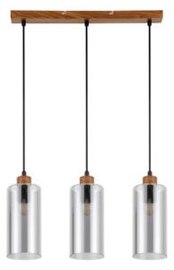 Závěsné svítidlo 3x E27 šedá ITALUX Naster PND-23051-3-WO