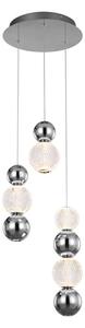 LED závěsné svítidlo 1300 lm 3000K chromová ITALUX Oter PND-83728-21W-3K-CH