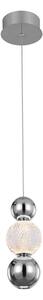 LED závěsné svítidlo 400 lm 3000K chromová ITALUX Oter PND-83728-7W-3K-CH