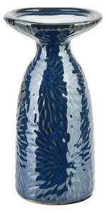Mondex Keramický svícen YARINE BLUE 20 cm modrý