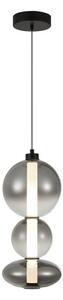 LED závěsné svítidlo 2686 lm 3000K kouřová ITALUX Sonte PND-24352V-24W-BK-SG