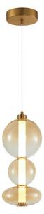 LED závěsné svítidlo 2686 lm 3000K antická hnědá ITALUX Sonte PND-24352V-24W-AB-AMB