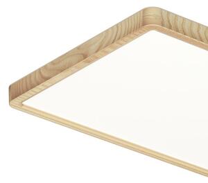 LED stropní svítidlo 4300 lm 2800K+4000K+6000K IP44 imitace dřeva ITALUX Olbis PLF-63827-600L-36W-WO