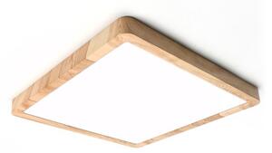 LED stropní svítidlo 2900 lm 2800K+4000K+6000K IP44 imitace dřeva ITALUX Olbis PLF-63827-300L-24W-WO