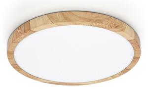 LED stropní svítidlo 40 cm 3800 lm 2800K+4000K+6000K IP44 imitace dřeva ITALUX Alata PLF-72836-400R-32W-WO