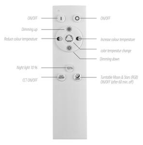 Leuchten Direkt 15572-18 - LED RGBW Stmívatelné svítidlo ASTRO LED/17,5W/230V+DO