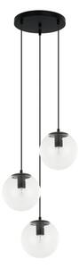 Závěsné svítidlo 3x E27 černá ITALUX Sarpo PND-58867-3S-BK
