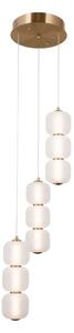 LED závěsné svítidlo 2170 lm 3000K zlatá ITALUX Ganti PND-34362-9-HBR-OPAL