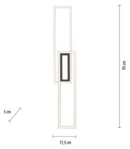 Leuchten Direkt 14696-18 - LED Stmívatelný přisazený lustr ASMIN LED/45W/230V