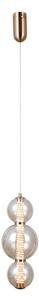 LED závěsné svítidlo 1095 lm 3000K zlatá ITALUX Butero PND-34359-3V-HBR-AMB