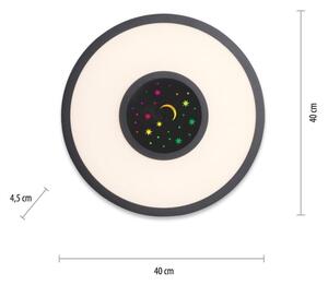 Leuchten Direkt 15572-18 - LED RGBW Stmívatelné svítidlo ASTRO LED/17,5W/230V+DO