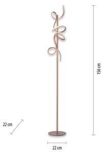 Leuchten Direkt 19031-60 - LED Stmívatelná stojací lampa CURLS LED/22W/230V