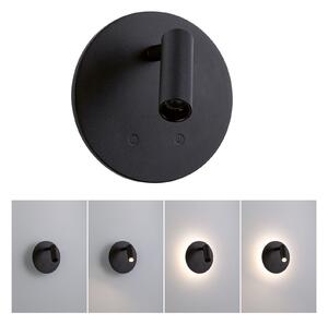PAULMANN LED nabíjecí nástěnné svítidlo Kiora 2700K / 3,7V 0,6W / 0,7W stmívatelné černá