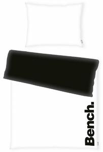 Bench Bavlněné povlečení černo-bílá, 140 x 200 cm, 70 x 90 cm