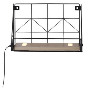 Leuchten Direkt 15276-18 - Police s LED osvětlením BOARD 2xLED/1,75W/230V 30 cm