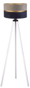 Duolla - Stojací lampa DUO 1xE27/60W/230V pr. 44 cm šedá/modrá/bílá
