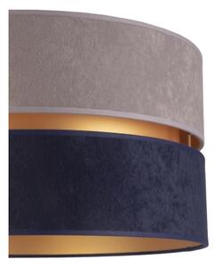 Duolla - Stojací lampa DUO 1xE27/60W/230V pr. 44 cm šedá/modrá/wenge