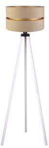 Duolla - Stojací lampa DUO 1xE27/60W/230V pr. 44 cm béžová/bílá