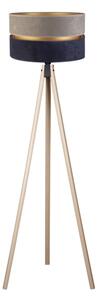 Duolla - Stojací lampa DUO 1xE27/60W/230V pr. 44 cm šedá/modrá/béžová
