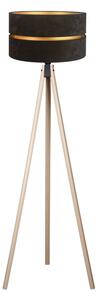 Duolla - Stojací lampa DUO 1xE27/60W/230V pr. 44 cm černá/béžová