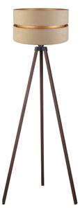 Duolla - Stojací lampa DUO 1xE27/60W/230V pr. 44 cm béžová/hnědá