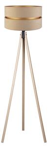 Duolla - Stojací lampa DUO 1xE27/60W/230V pr. 44 cm béžová