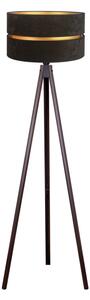 Duolla - Stojací lampa DUO 1xE27/60W/230V pr. 44 cm černá/wenge