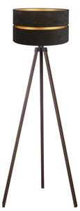Duolla - Stojací lampa DUO 1xE27/60W/230V pr. 44 cm černá/hnědá