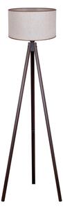 Duolla - Stojací lampa 1xE27/60W/230V pr. 44 cm béžová/wenge