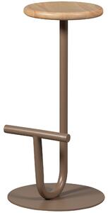 Barová židle KIMO kov/ dřevo WOOOD