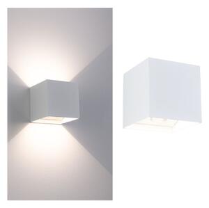 PAULMANN LED nabíjecí nástěnné svítidlo Nyara IP44 3000K 100x100mm 2x1W bílá