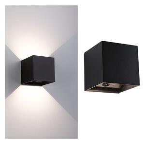 PAULMANN LED nabíjecí nástěnné svítidlo Nyara IP44 3000K 100x100mm 2x1W černá