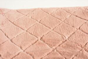Makro Abra Kusový shaggy koberec OSLO Protiskluzový růžový Rozměr: 120x160 cm
