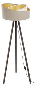 Stojací lampa GALAXY 1xE27/60W/230V béžová/hnědá