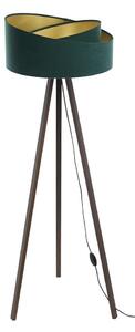 Stojací lampa GALAXY 1xE27/60W/230V zelená/hnědá