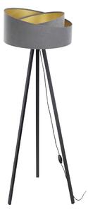 Stojací lampa GALAXY 1xE27/60W/230V šedá/wenge