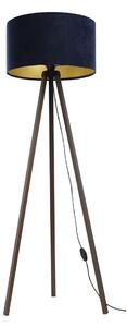 Stojací lampa STANDART 1xE27/60W/230V modrá/hnědá