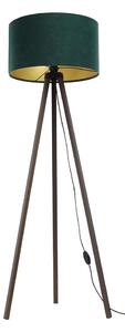 Stojací lampa STANDART 1xE27/60W/230V zelená/hnědá